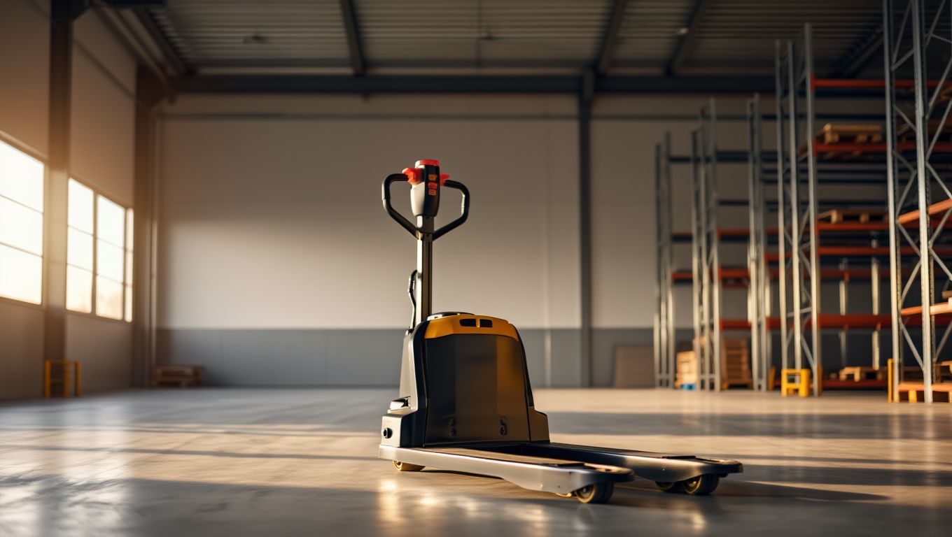 Transpalet electric pietonal